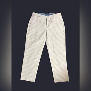 Women’s Banana Republic Avery Cream Textured Pants
